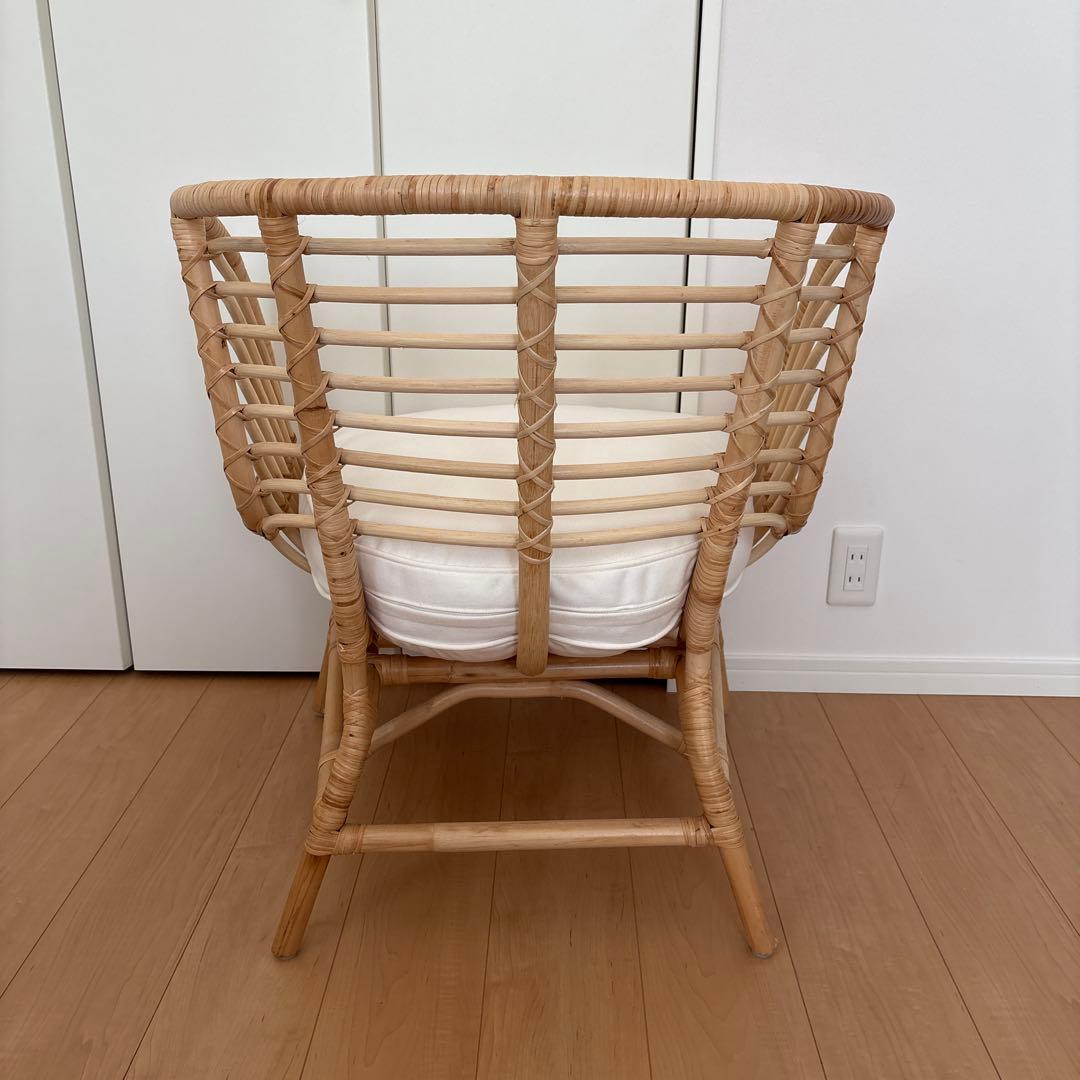 IKEA BUSKBO イケア　ブスクボー　パーソナルチェア　ラタン