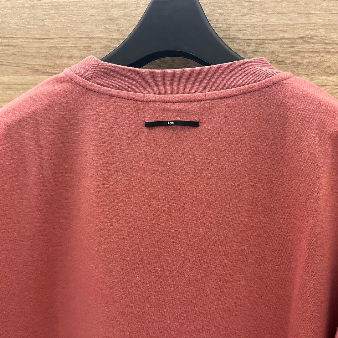 新品★PGG パーリーゲイツ 半袖Tシャツ スモーキーピンク ５
