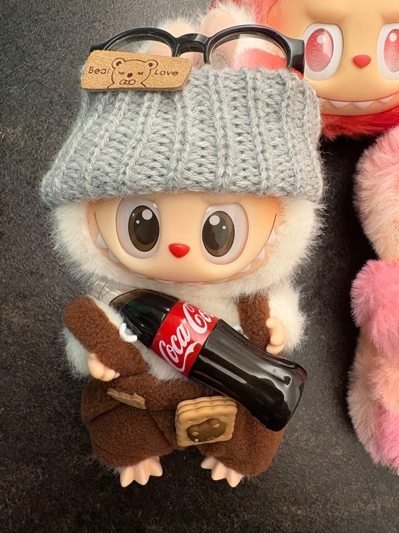 ラブブ　コカコーラ　ピンクラブブ　頭ラブブ