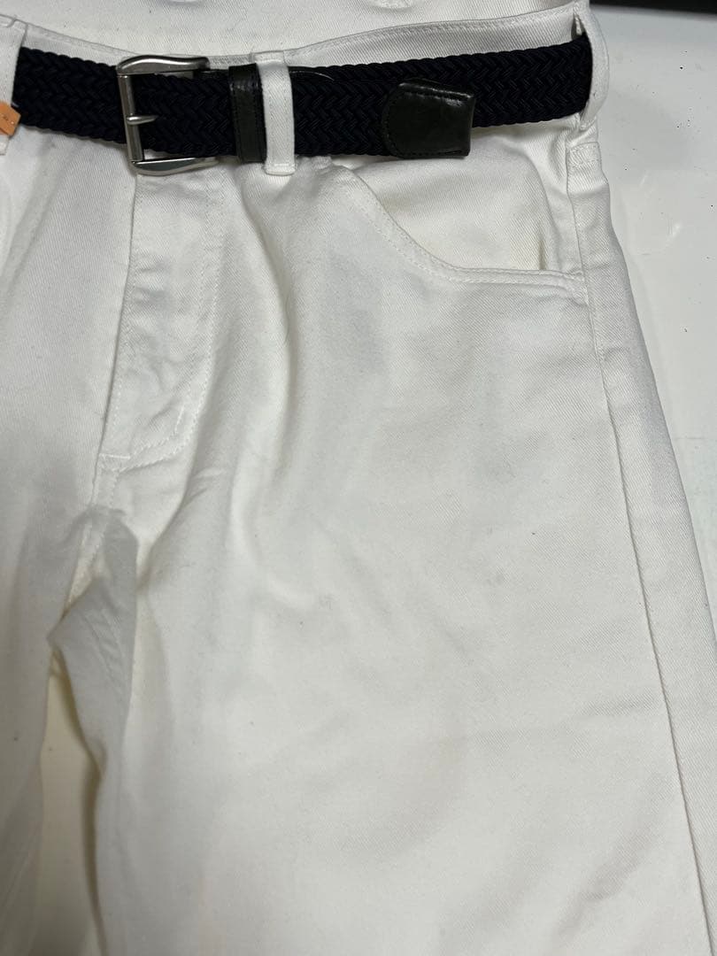 beams golf Leeホワイトデニム ほぼ未使用