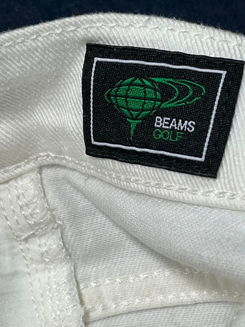 beams golf Leeホワイトデニム ほぼ未使用