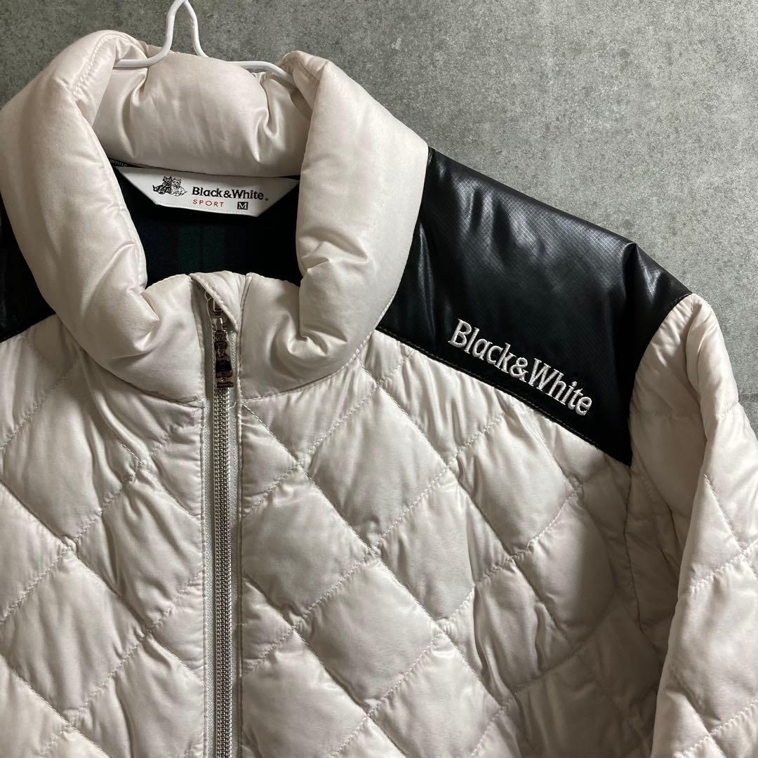 Black&White 光電子　ECOパデットブルゾン 　ゴルフウエア　ダウン