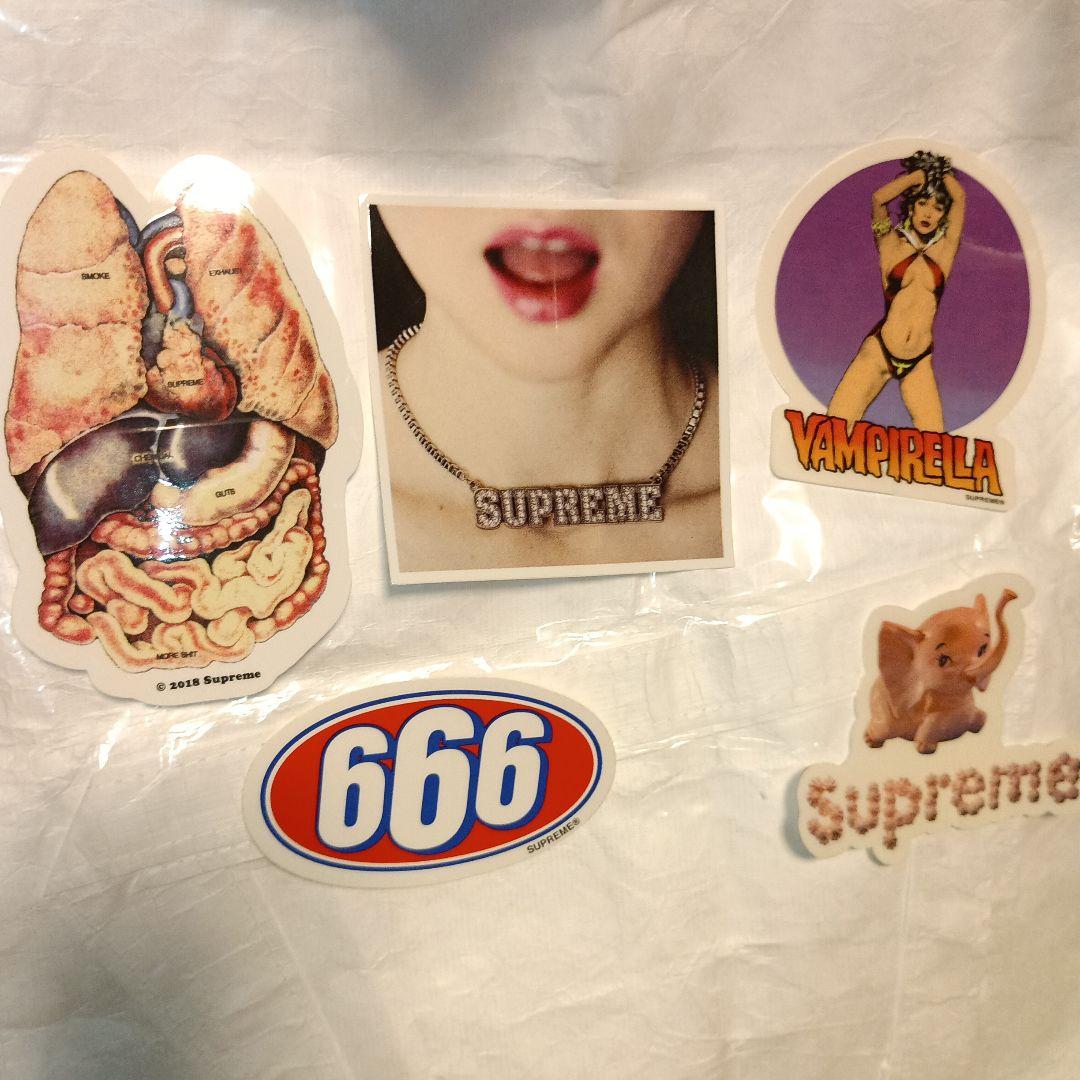 supreme ステッカー8枚　紙製トートバック　ノベルティ　シュプリーム