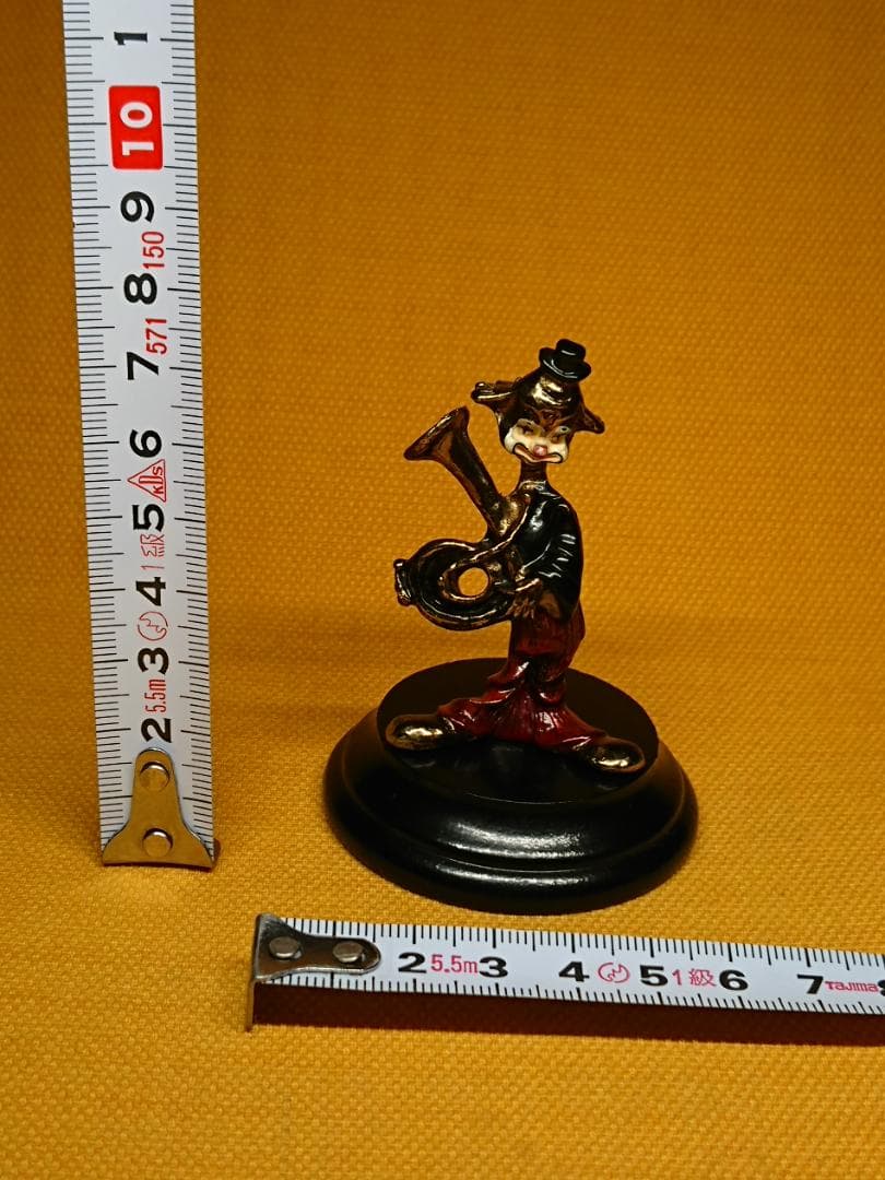 ピエロ　人形　金属　ヨーロッパ　置物　インテリア　工芸品　美術品　A2702