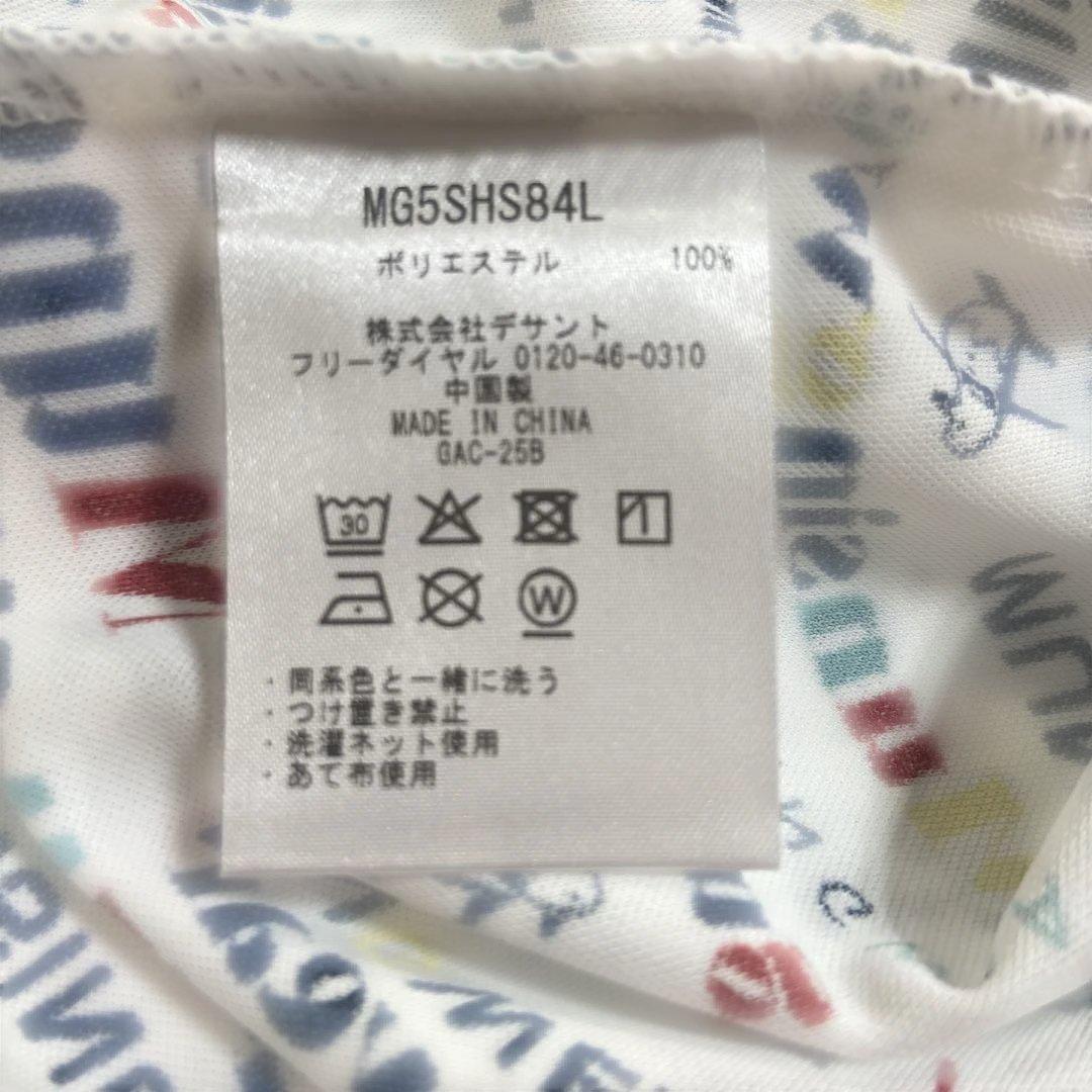 Munsingwear レディスロゴプリントポロシャツＬ