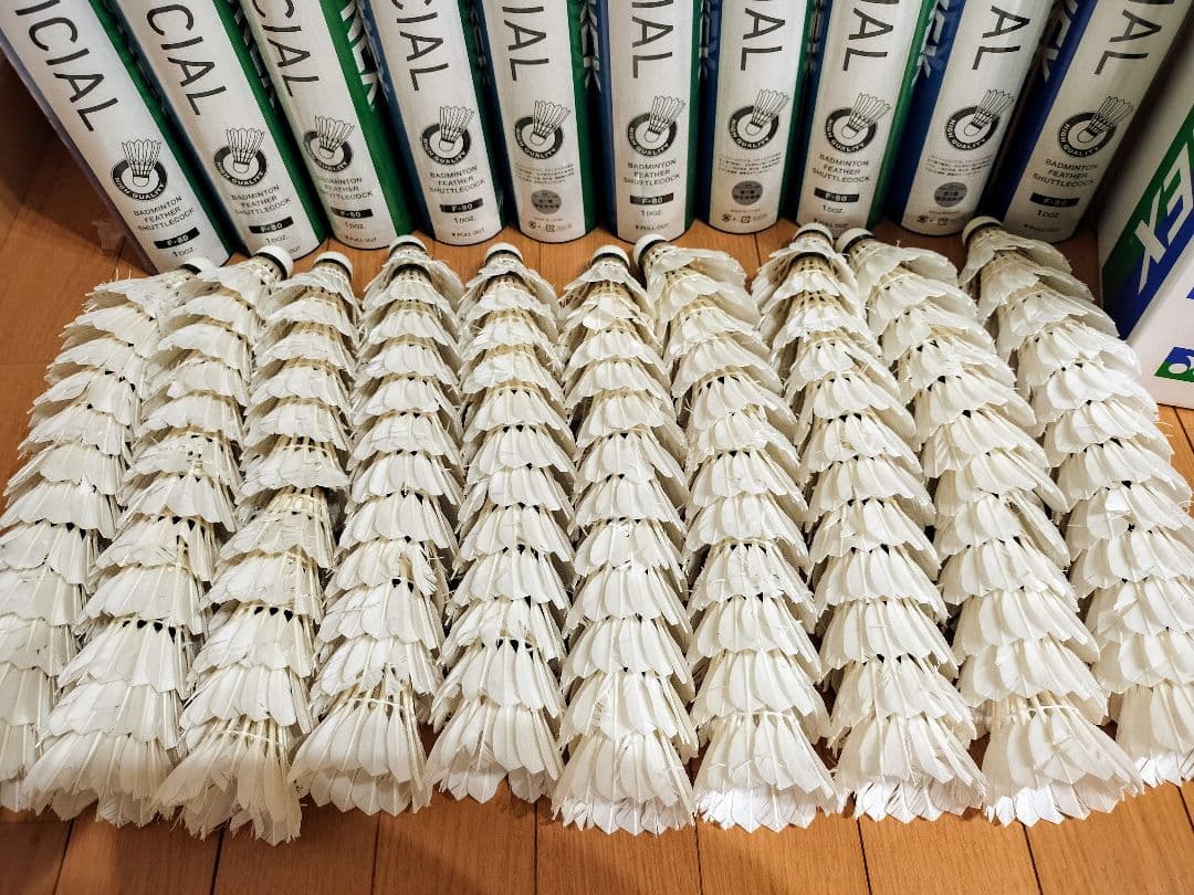 YONEX 中古 バドミントンシャトルニューオフィシャル 10本