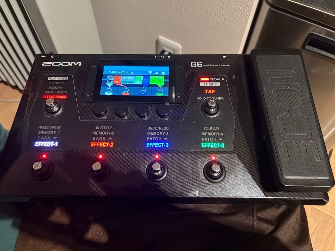 ZOOM G6 マルチエフェクター【動作確認&初期化済み・タッチパネル】