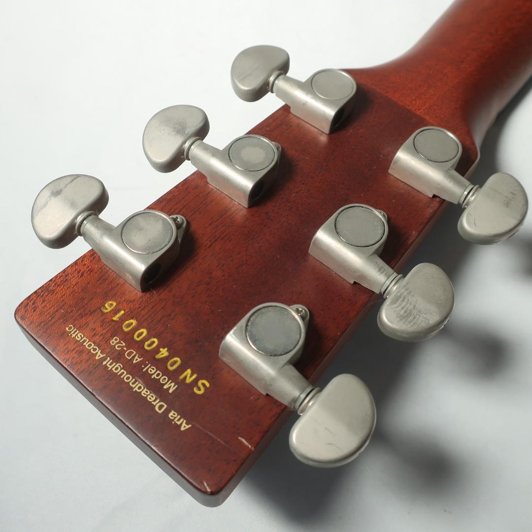 Aria Dreadnought AD-28 ギター ハードケース付 トップ単板
