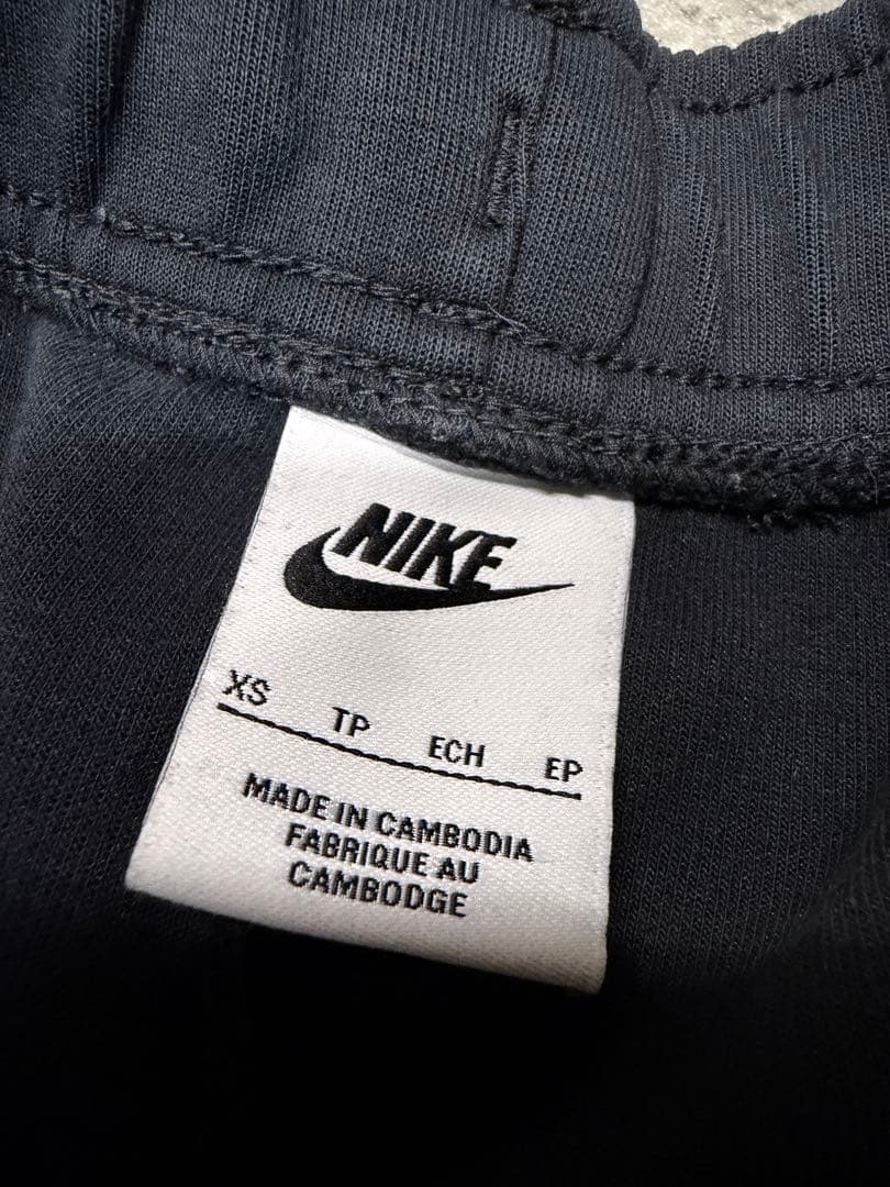 【廃盤旧テック激レア】NIKE ナイキテックフリース　グレーブラック上下XS