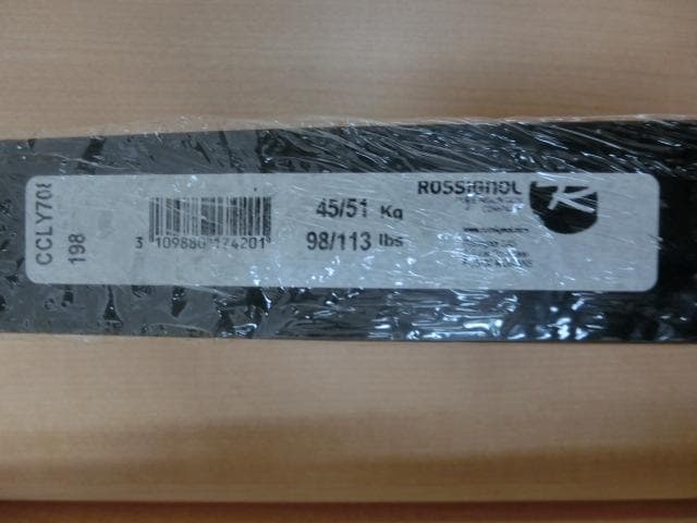 ROSSIGNOL X-IUM クロカンスキー板ビンディング付未使用198㎝