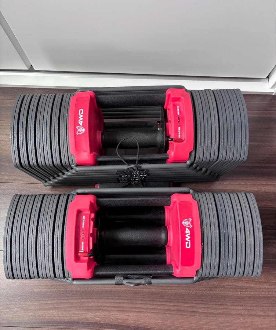 【ポニー】4WD 可変式ダンベル 41kg×2