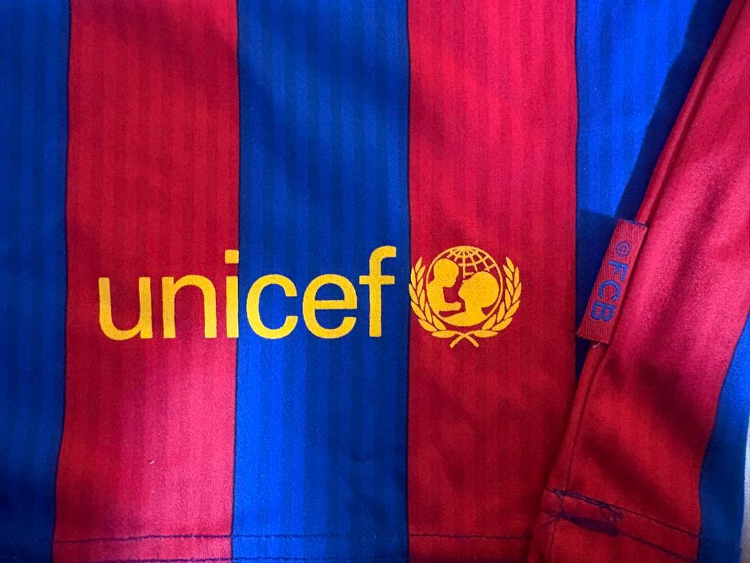 FCバルセロナ キッズ ユニフォーム 上下セット 6歳前後 海外購入正規デザイン