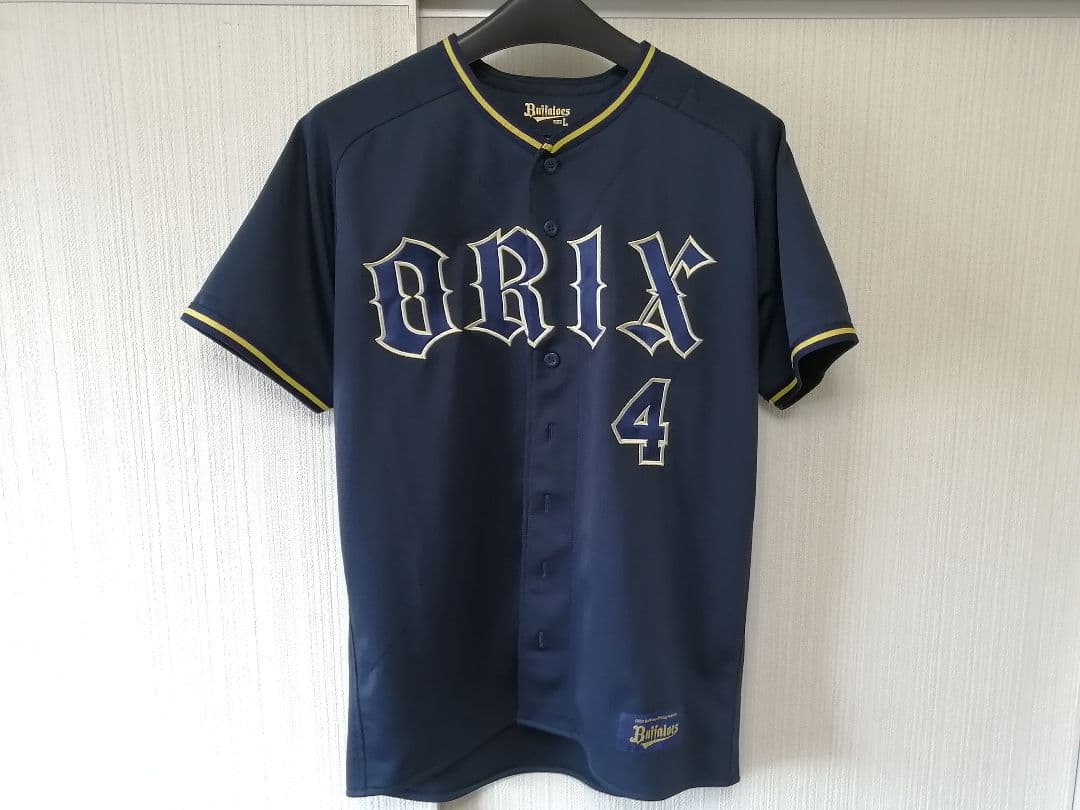 コメント不可 オリックス ユニフォーム ビジター ハイクオリティ 4 森友哉 L