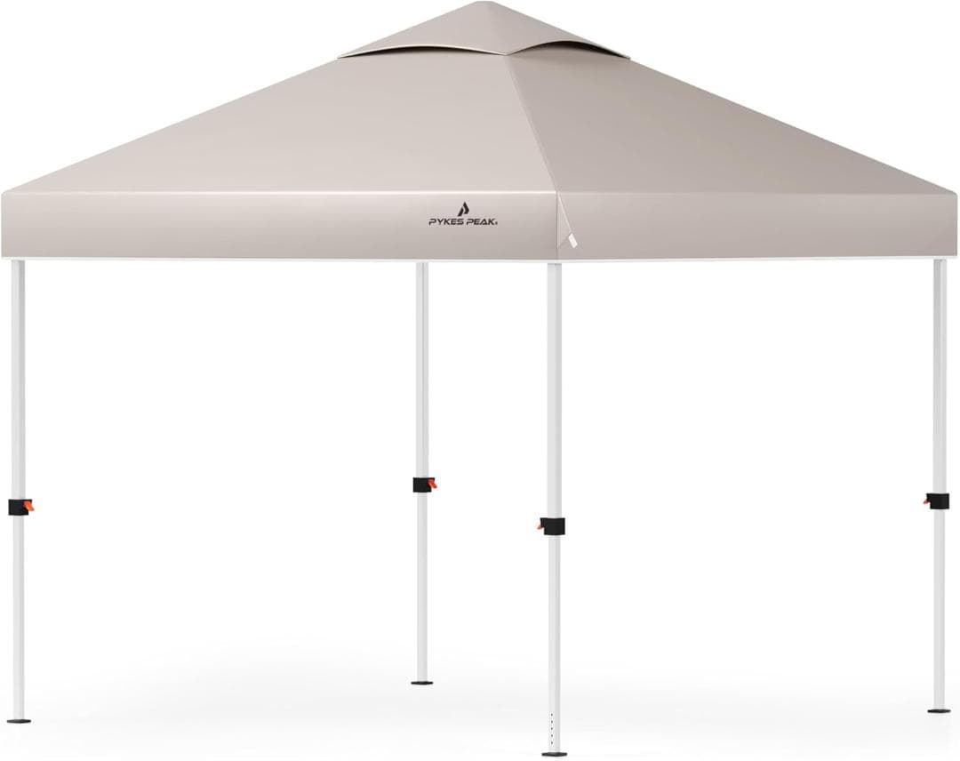 【新品】PYKES PEAK ワンタッチ タープテント 2.5m×2.5m 大型