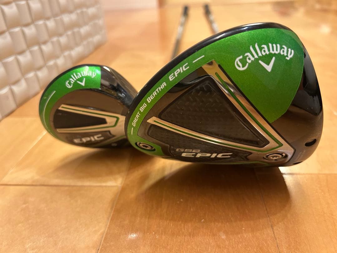 大幅に値下げしました。Callaway Epic ドライバーと5w 2本セット