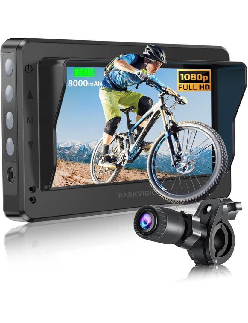⭐️新品 PARKVISION 自転車用バックカメラ モニターセット 1080P