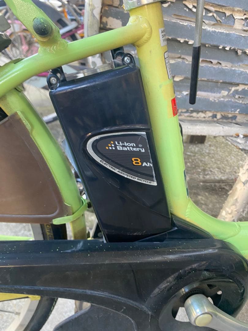 電動アシスト自転車 ライトグリーン