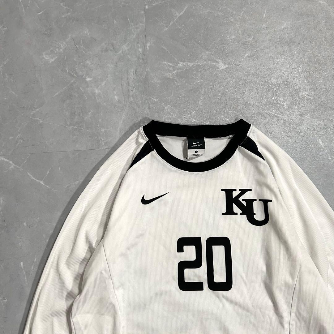 神奈川大学 NIKE 長袖 ユニフォーム ユニホーム ゲームシャツ サッカー M