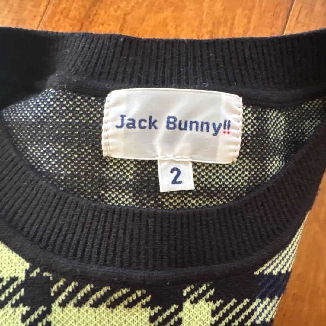 Jack Bunny!! チェック柄セーター サイズ2