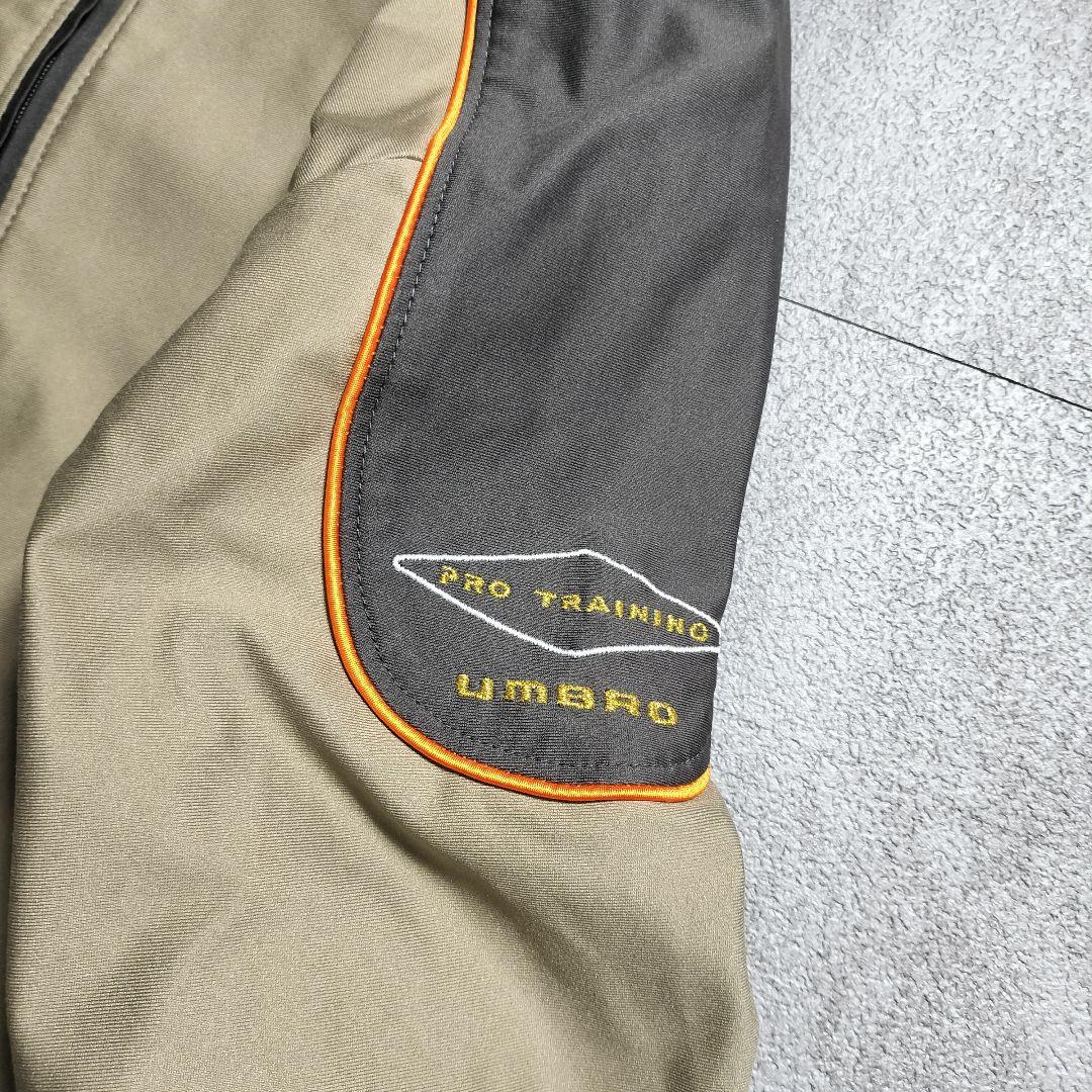 極美品 old UMBRO アースカラー バイカラー パイピング M ストレッチ