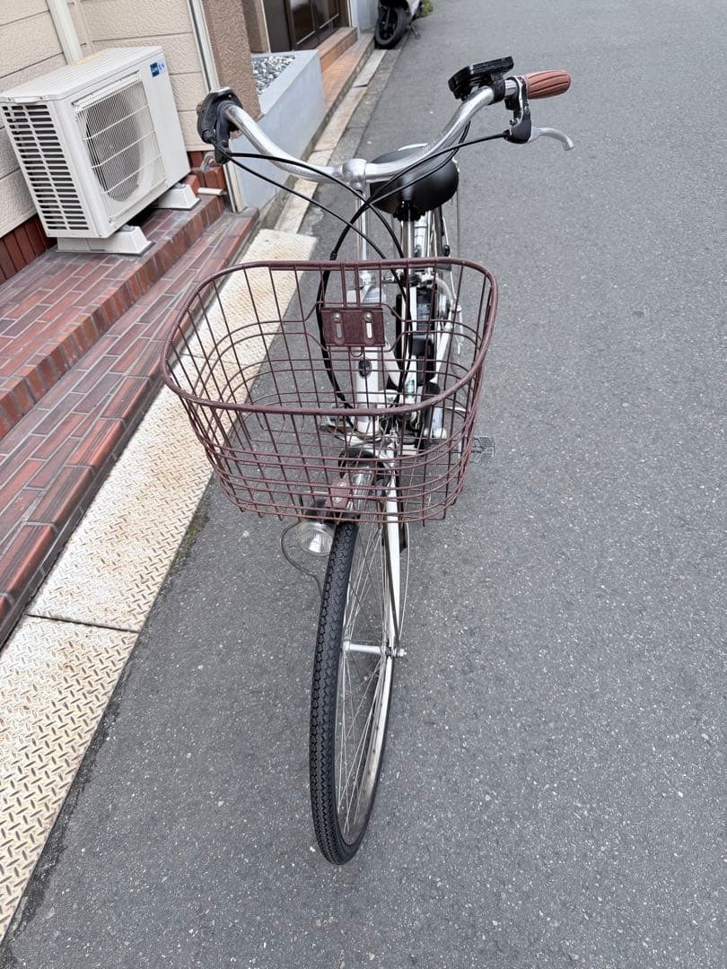 大阪府　パナソニック　電動アシスト自転車　26インチ　バッテリー8.9ah