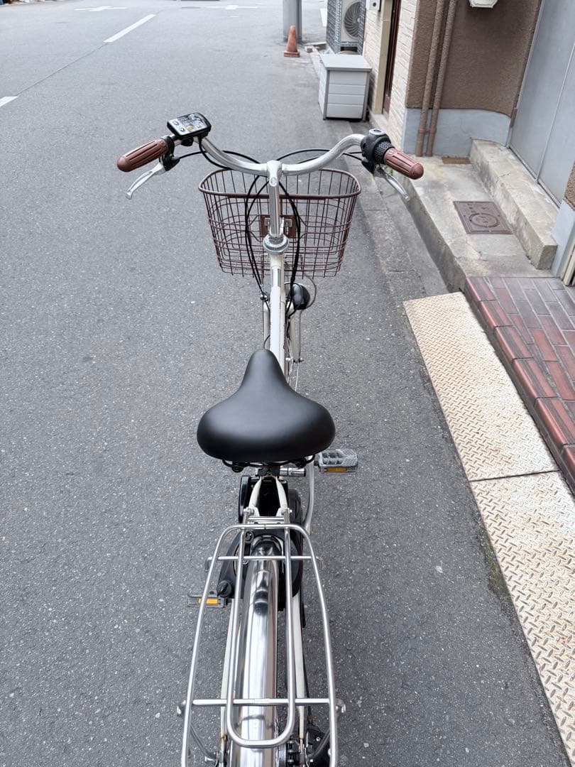 大阪府　パナソニック　電動アシスト自転車　26インチ　バッテリー8.9ah