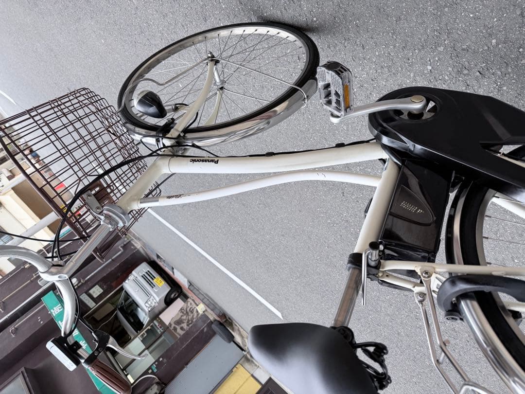 大阪府　パナソニック　電動アシスト自転車　26インチ　バッテリー8.9ah