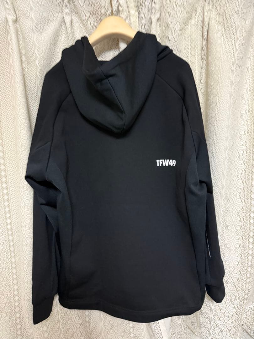 TFW49 ブラックフード付きトレーナー tfw ゴルフ　パーカー