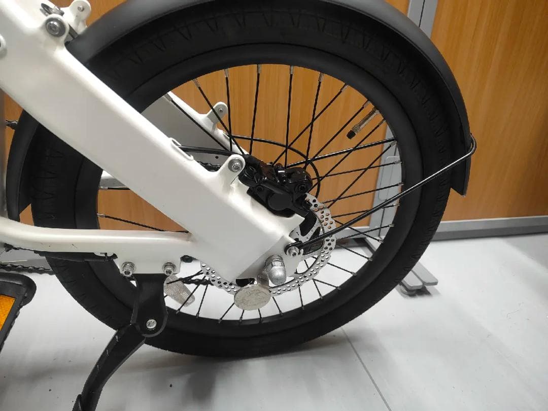 【在庫残りわずか！】折りたたみ電動アシスト自転車ERWAYA02ホワイト