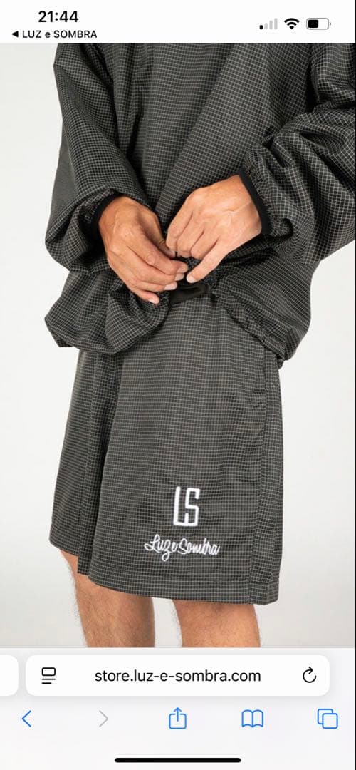 【極美品/LUZeSombra】OAO PLAID 上下セット L