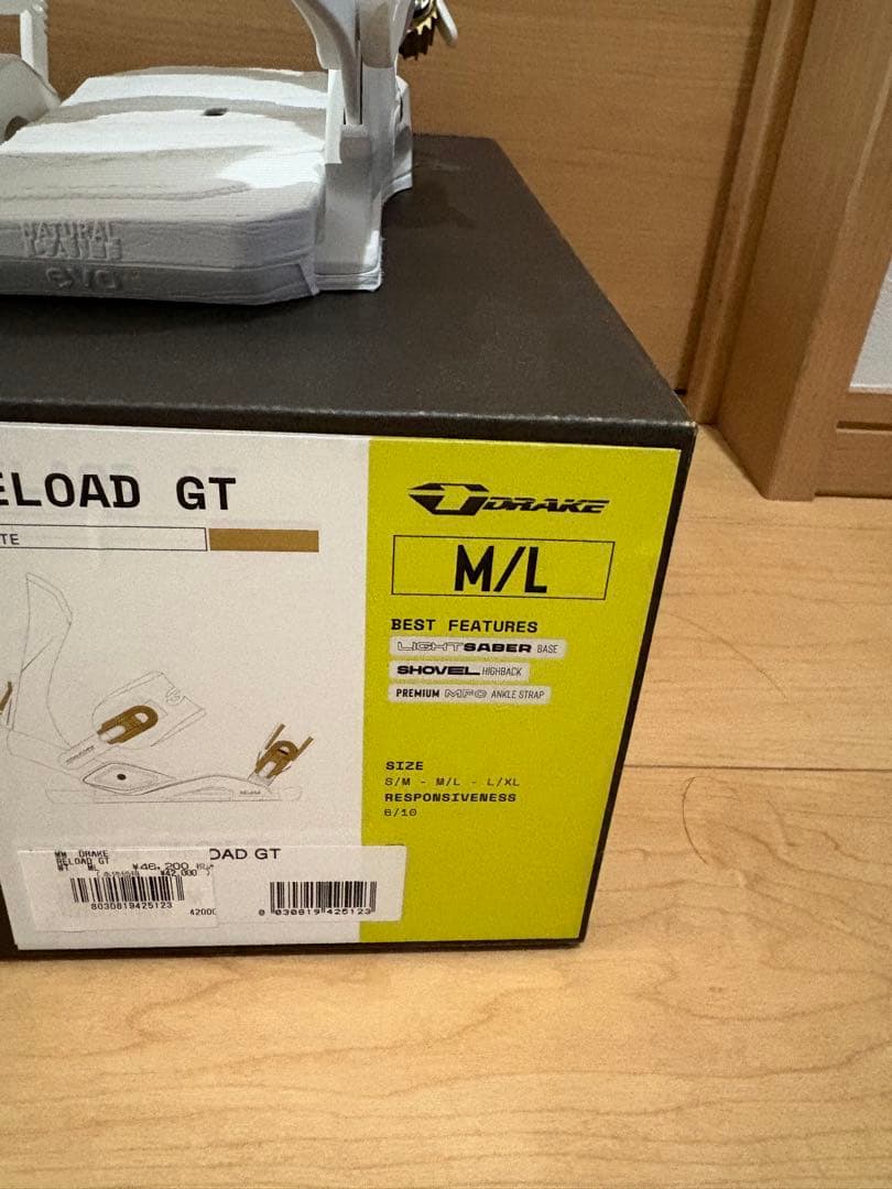 DRAKE RELOAD GT M/L ホワイト/ゴールド