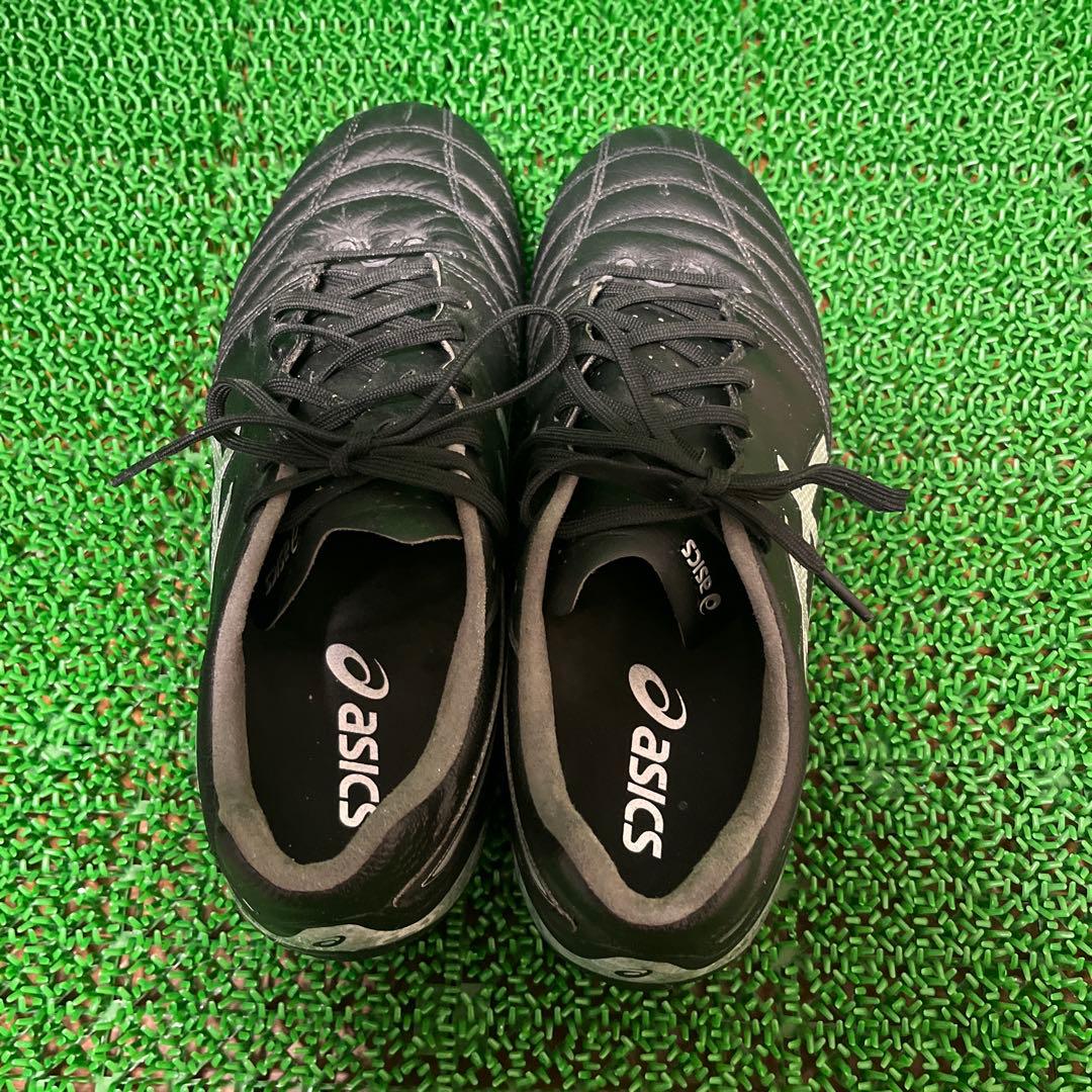 アシックス サッカースパイク DS LIGHT PRO(ブラック×シルバー)