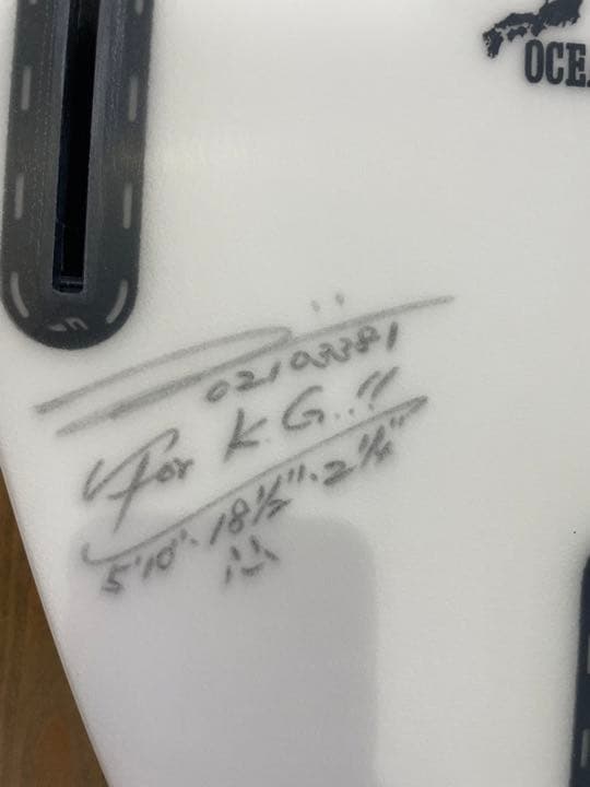 【中古サーフボード】大海シェイプ　パフォーマンス　5’10