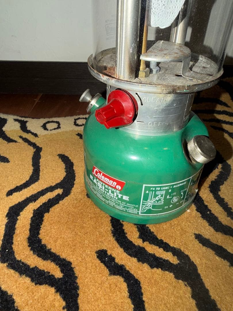 コールマン　321B 稼働品　ビンテージ　78/2製造　ガソリンランタン