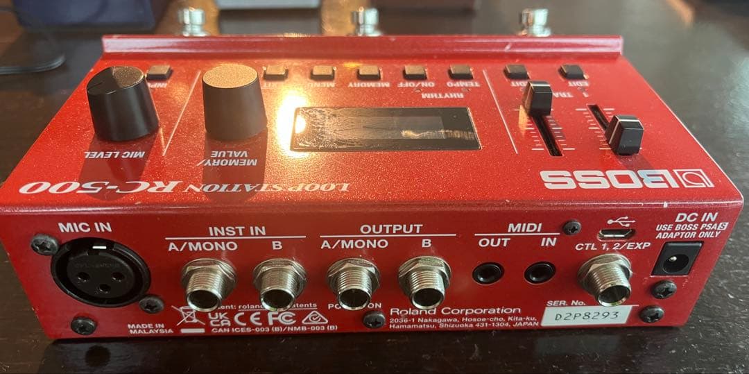 ギター BOSS RC-500 LOOP STATION