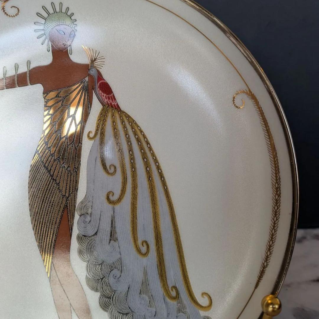 美品◆アールデコ プレート フランクリンミント エルテ Erte DIAV Ⅱ