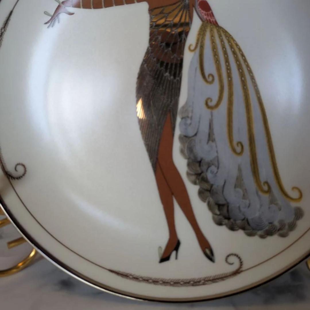 美品◆アールデコ プレート フランクリンミント エルテ Erte DIAV Ⅱ