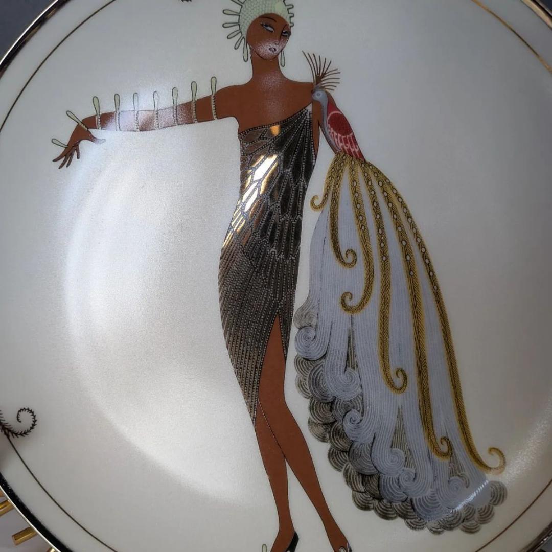 美品◆アールデコ プレート フランクリンミント エルテ Erte DIAV Ⅱ