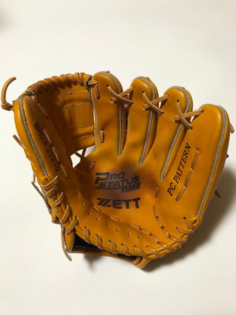 ZETT 軟式グラブ プロステイタス RNT BRGA31910 日本製 旧ラベ