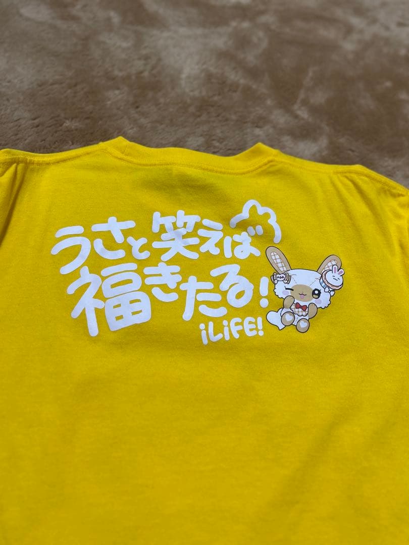 値下げ！iLiFE! アイライフ　福丸うさ　実写Tシャツ