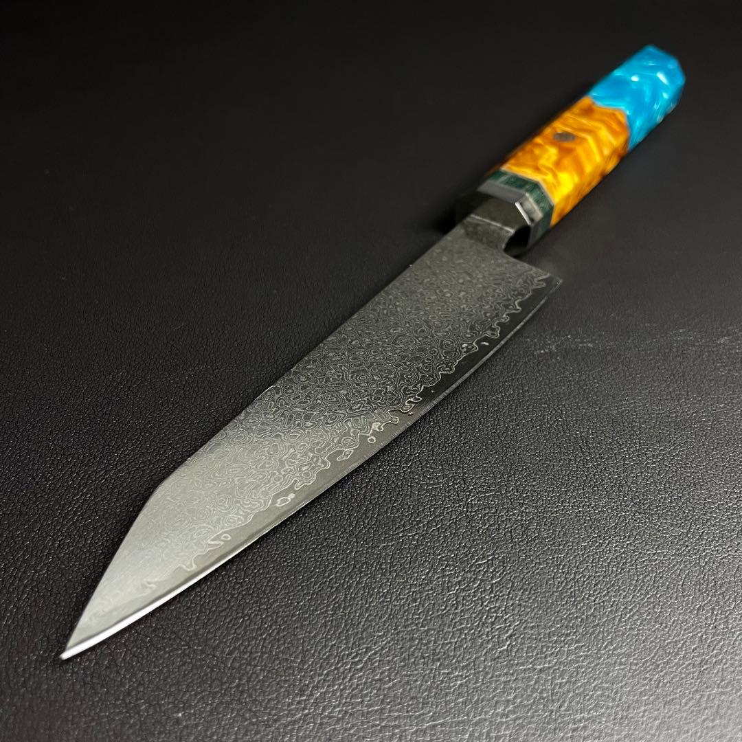 ペティナイフ 切付型 VG10 ダマスカス 130mm 料理包丁 和包丁
