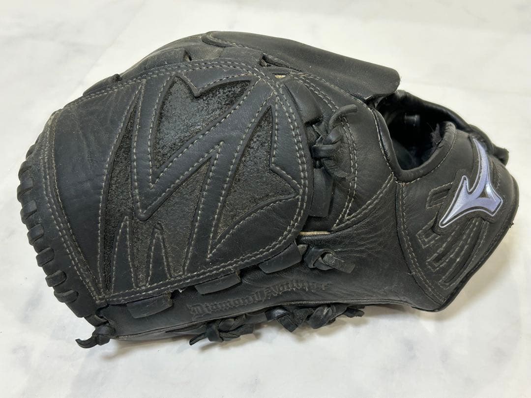 左ピッチャー用 軟式グローブ Mizuno 黒