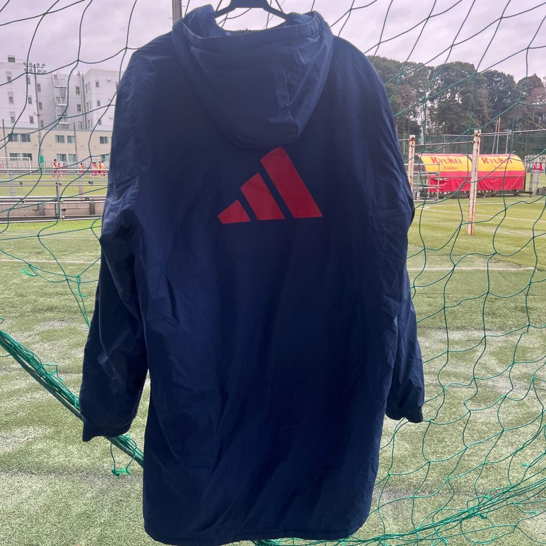 流経大柏高校　ベンチコート　サッカー