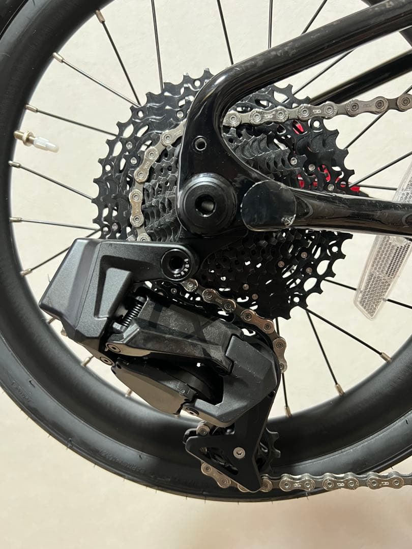カーボンフレーム 12速電動変速 Brompton系 折りたたみ自転車16インチ