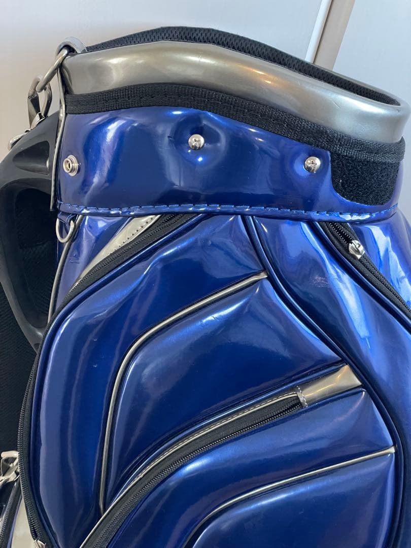 ブリヂストン ゴルフ 9型 キャディバッグ ネイビー エナメル 4.0kg