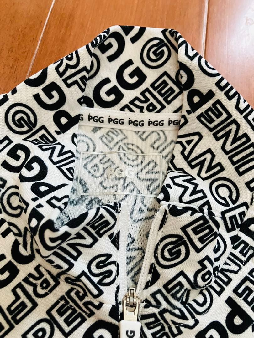 ⭐️ほぼ新品⭐️パーリーゲイツ　PGG モックネック　ワンピース　ホワイト
