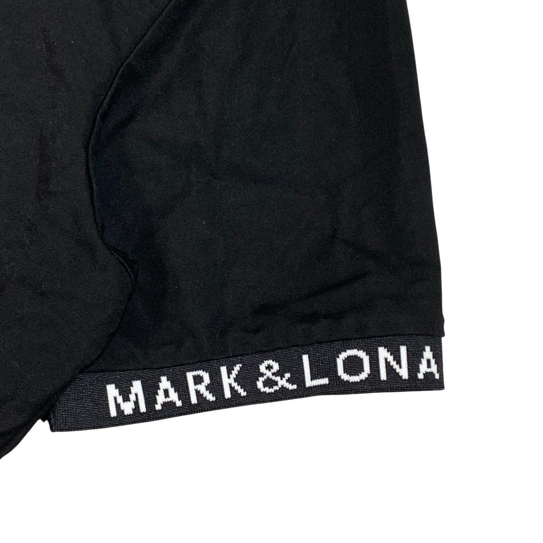 MARK&LONA マークアンドロナ 半袖 ポロシャツ ブラック M/L ゴルフ