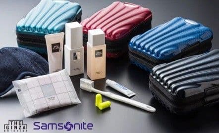 【新品未開封】Samsonite×ANAコラボ特別版 トラベルポーチ ネイビー