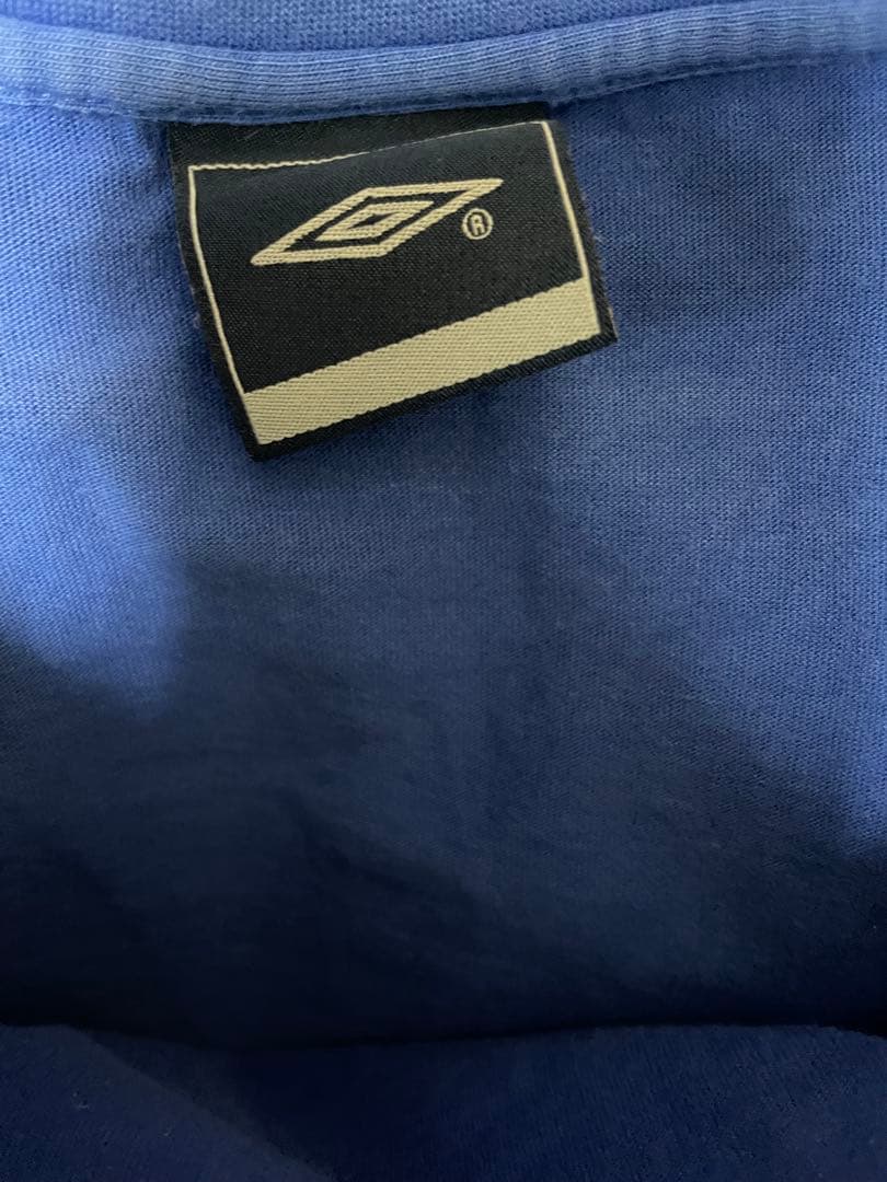 90s アンブロ　UMBRO Tシャツ　サッカーシャツ　チェルシー　刺繍　古着