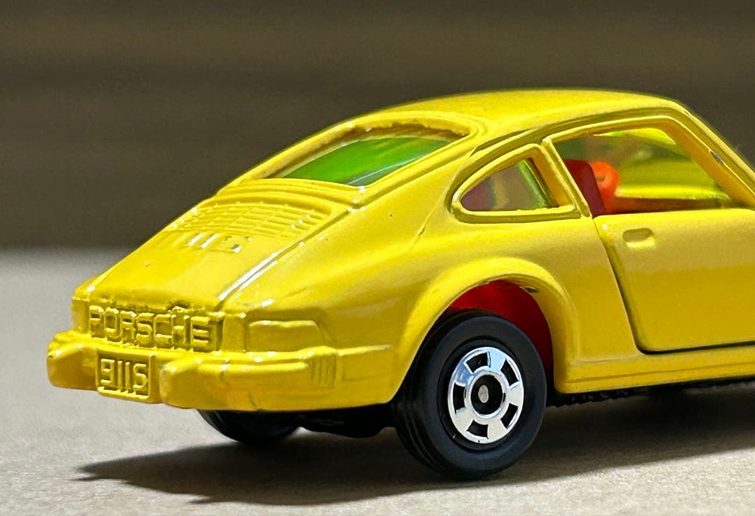日本製 トミカ ポルシェ911S 黄